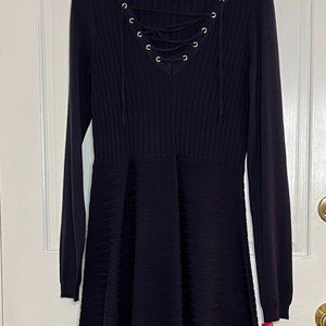 Navy Blue Xhilaration Knit Dress XL